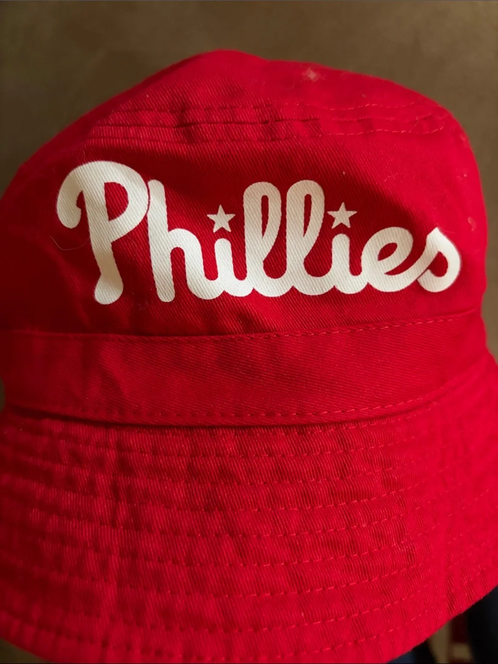 ChokoLids Phillies, Red Bucket Hat New With Tags UNUSEX